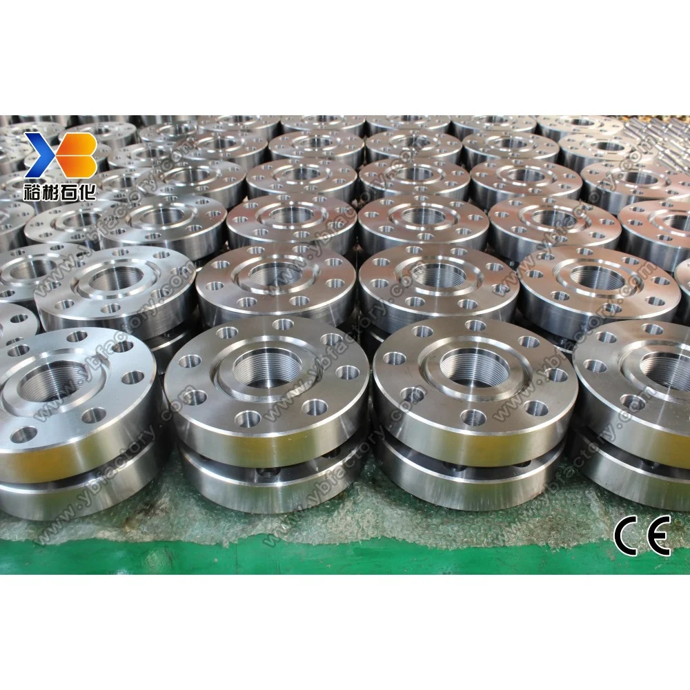 Customized SAE Flange Carbon Steel Forged Flange With PED Certification