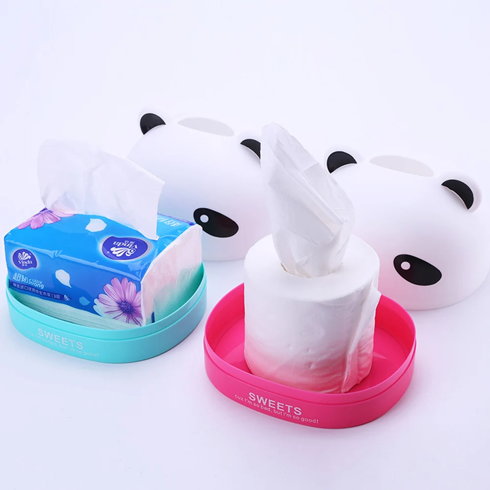 Factory Direct Sales Cute Animal Shape Home And Car Tissue Box Plastic Holder Suppliers