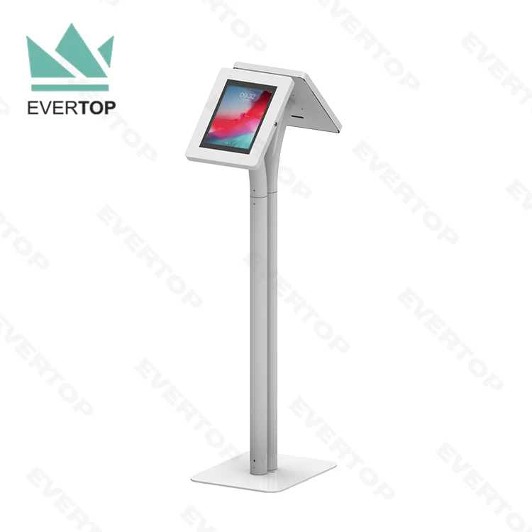 LSF01D-C Пол Портативный 2-полосная для Samsung Tablet PC киоск подставка Универсальная автомобильная POS ПК андроид с сенсорным экраном