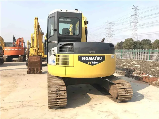 Японские Оригинальные мини-экскаваторы гибкие рабочие навыки 6 т 7 Т 8 9 тонн PC35 PC55 pc60 pc78us Komatsu низкая цена