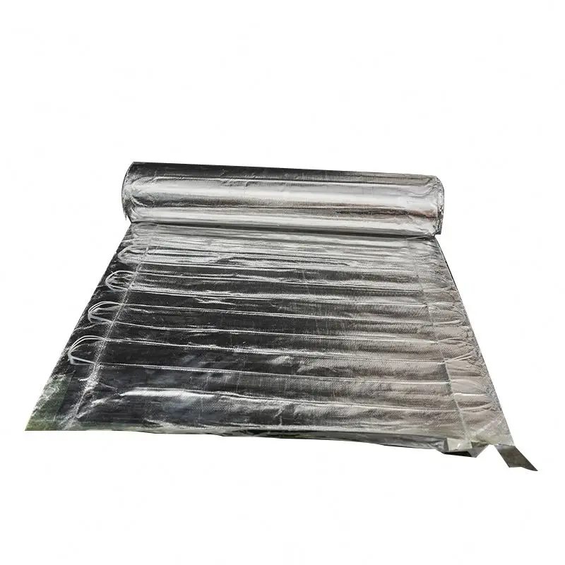 Электрический коврик из алюминиевой фольги для подогрева пола