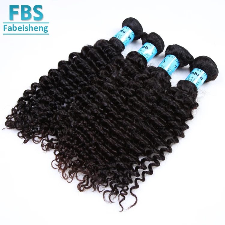 2018 FBS Raw 100% Unprocessed Virgin Malaysian Remy  Deep Wave Human Hair Weaving