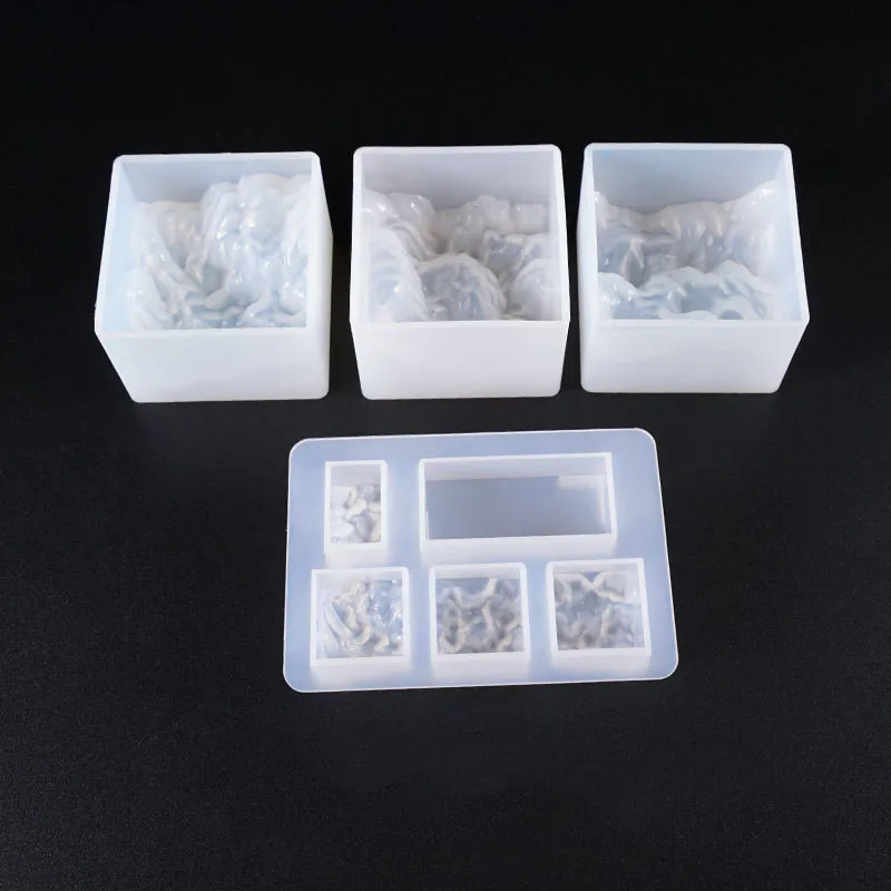 New Silicone Snow Mountain Peak Mold for Resin Craft DIY U Disk Jewelry Decoration
