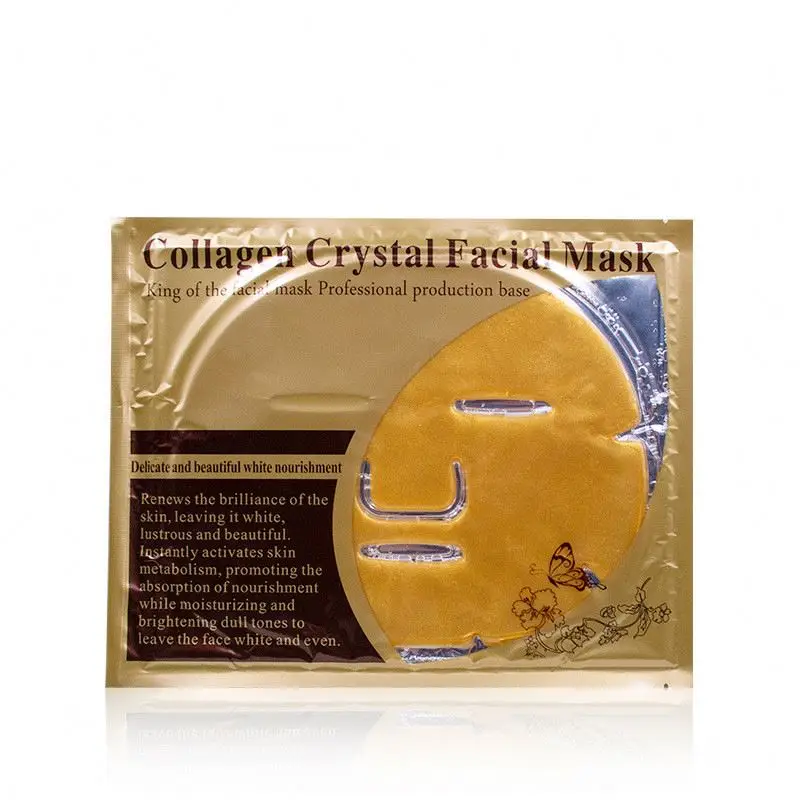 Collagen Crystal Mask Wholesale Face Care 24K Gold Moisturizing Facial Masks