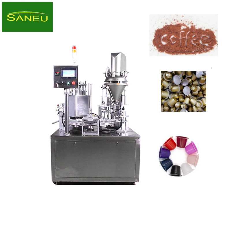 Most Popular High Grade Automatic Liquid Espresso Coffee Capsule Filling Sealing Machine