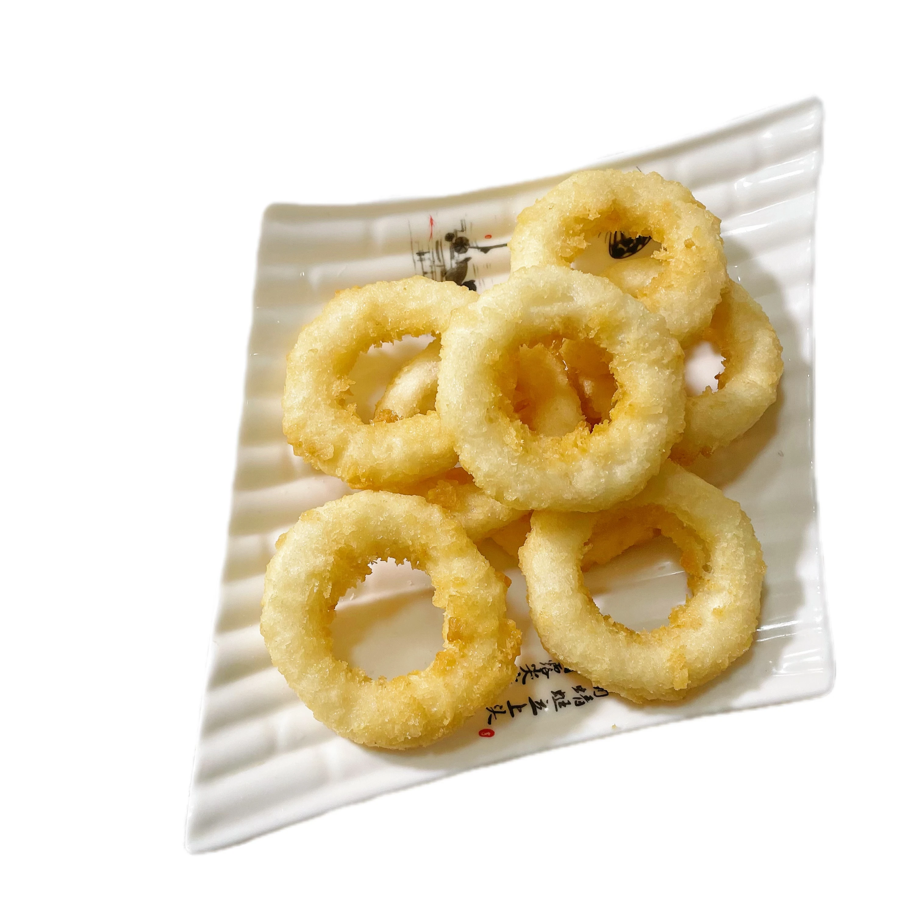 2024 top sale latest cheap and delicious process food fried golden breaded squid ring calamari