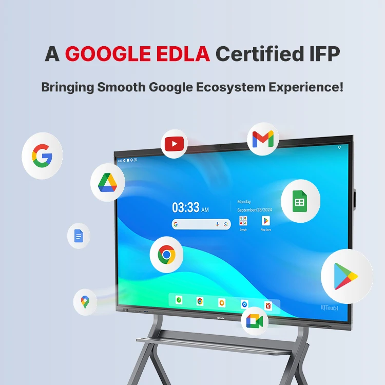 Interactive Whiteboard Windows and Android System Educational Equipment Teach 65 inch Smart Board
