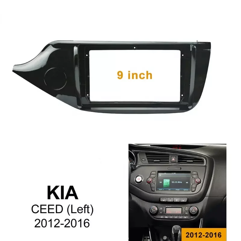 High Quality Universal Android Car Radio Car Video For Kia Ceed 2012-2016 Car Dvd Player Android 9 Inch Frame