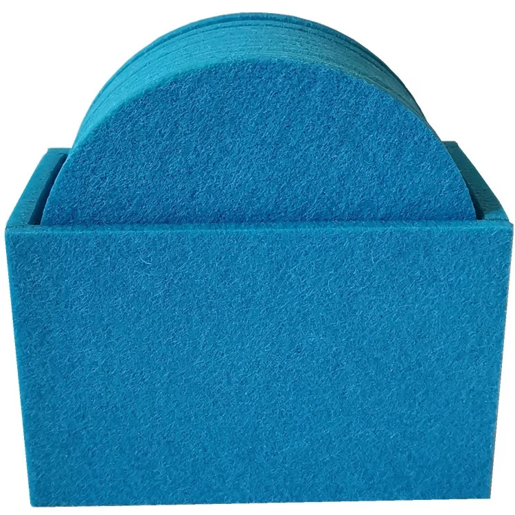 Factory supply polyester felt drink coasters