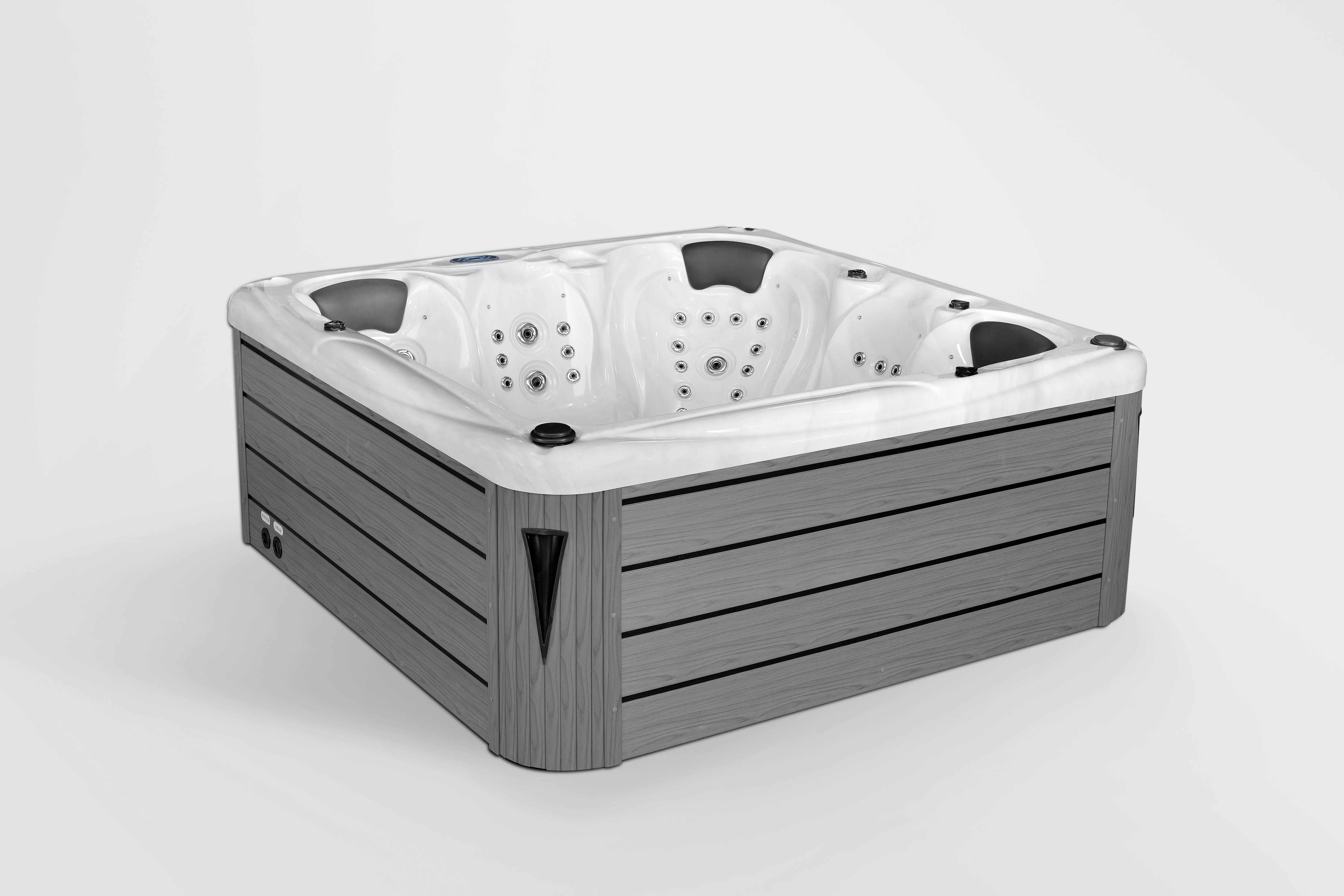 Hot tub balboa blue color jacuzzis hot tube garden hot tub wood spa bathtub with bathtub ladder for hotel