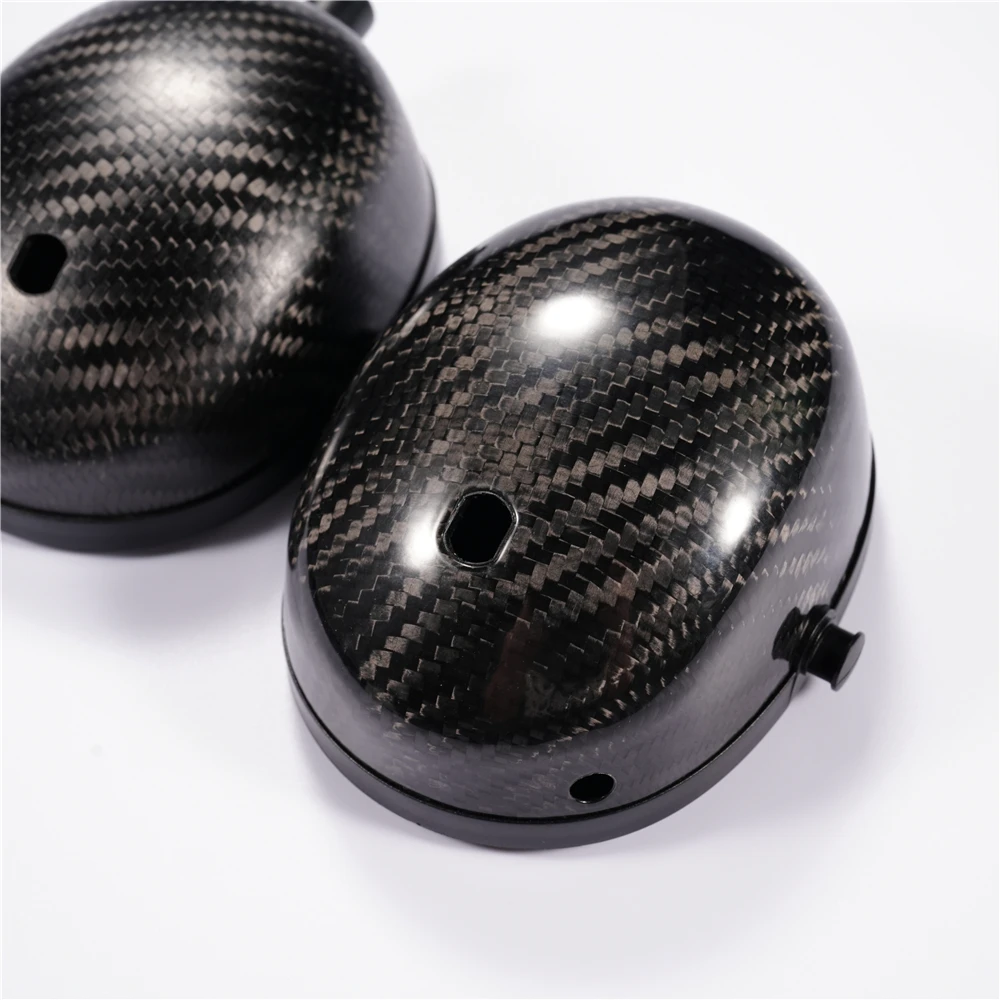 Carbon Fiber semi-processed Headphone case 3K twill half pack hard carbon fiber earphone cases