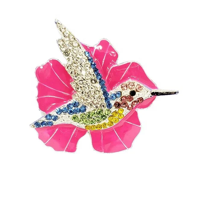 1.4inch Cartoon bee turtle fish bird tooth Rhinestones alloy button flat back For Rhinestone Badge Reel