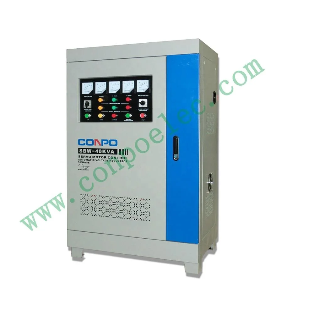 SBW-40KVA Servomotor type 3Phase Automatic Voltage Regulator Stabilizer AVR Estabilizador de voltaje 220/380/400/415VAC