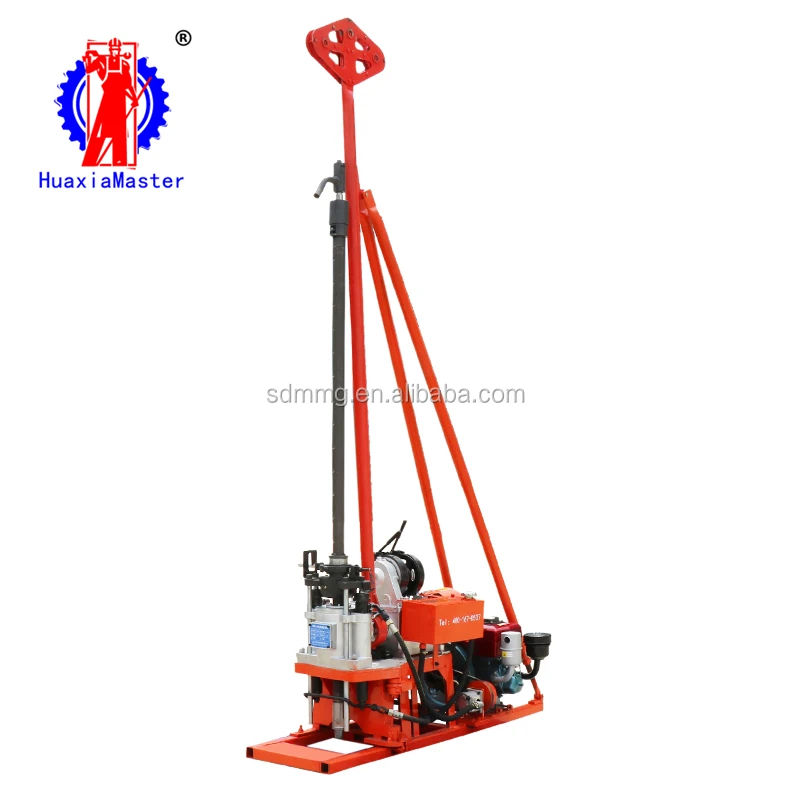 Crawler hydraulic mountain geophysical drilling rig  bargain price dan drill 30m depth core sample