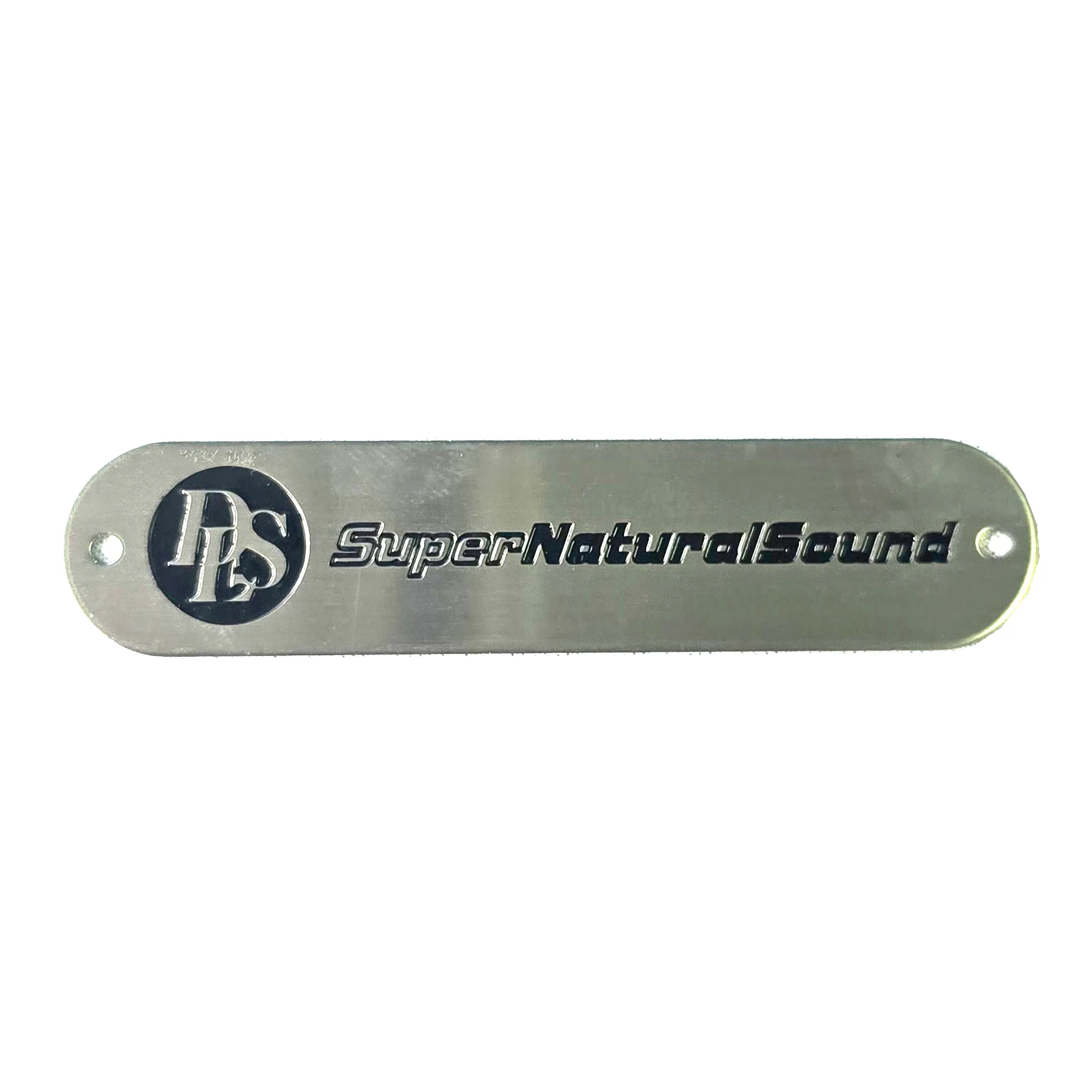 Customized Stainless Steel Tag Brushed and Etched Label for Company Logo