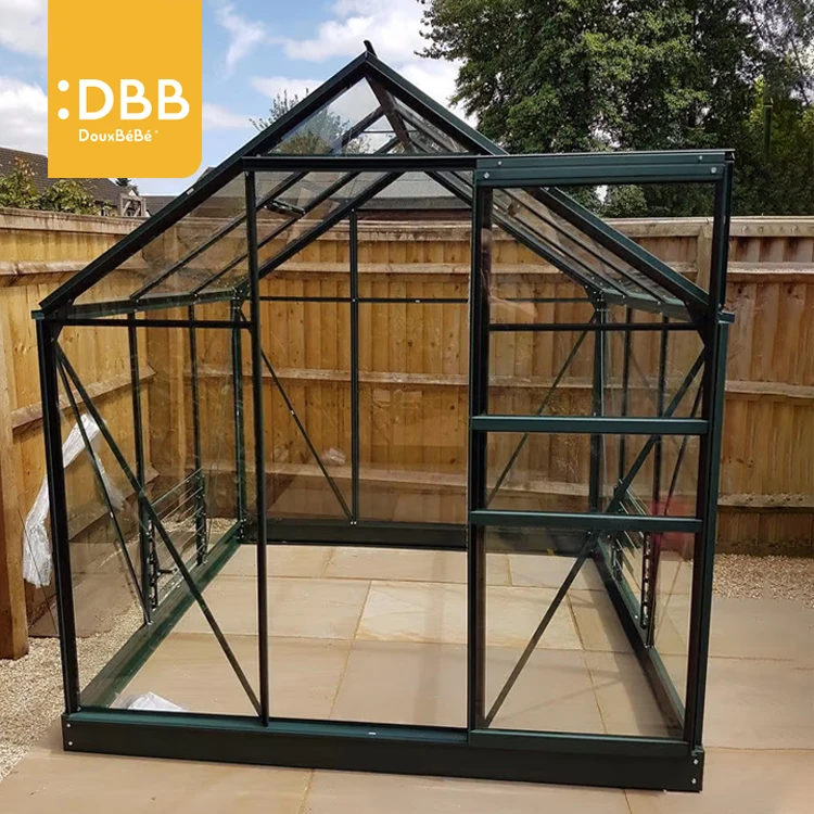 Custom China Wholesale Glass for Greenhouses Panels Aluminum Glass Greenhouse