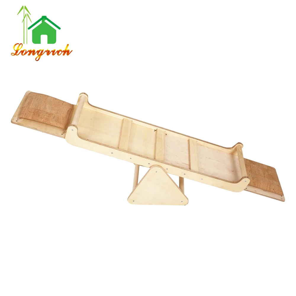 Wholesale seesaw seats for kids toy seesaw swings soft slide seesaw indoor and outdoor wooden&plastic horse for kids