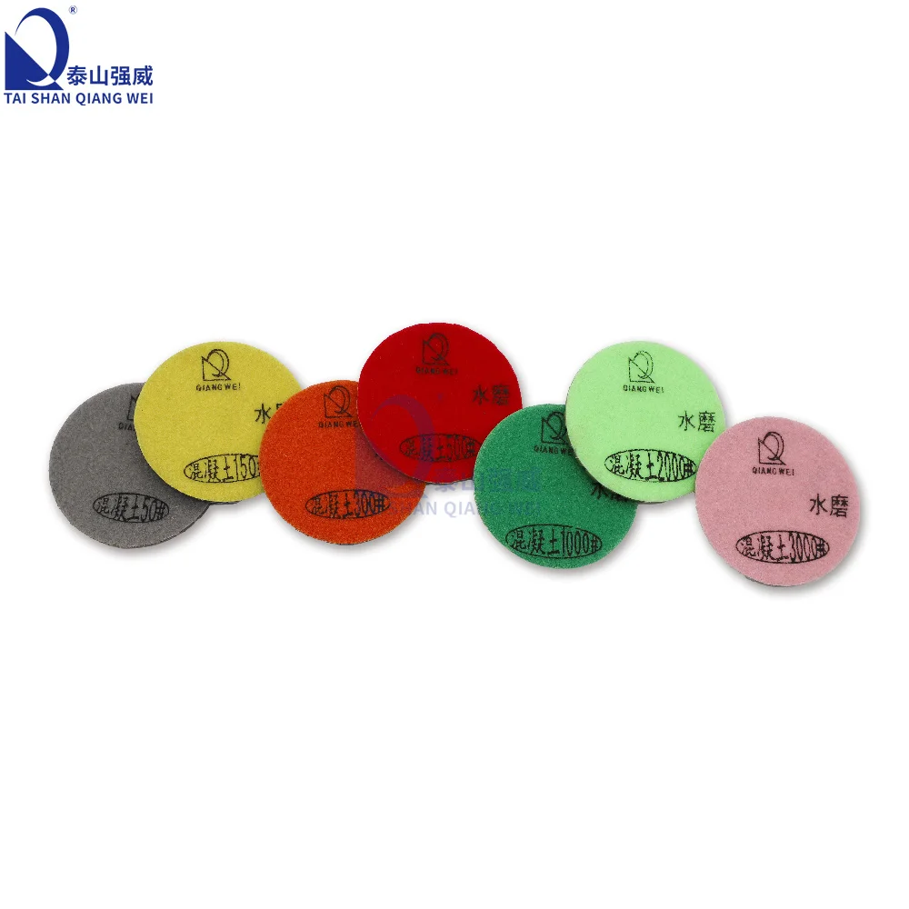 diamond polishing pads 4*100mm for concrete granite