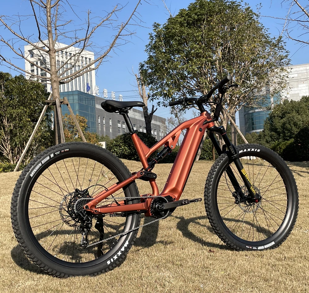 2021 fast delivery stocked BAFANG M600 G521.500 48V 500w off road mid drive motor full suspension electric mountain bike ebike