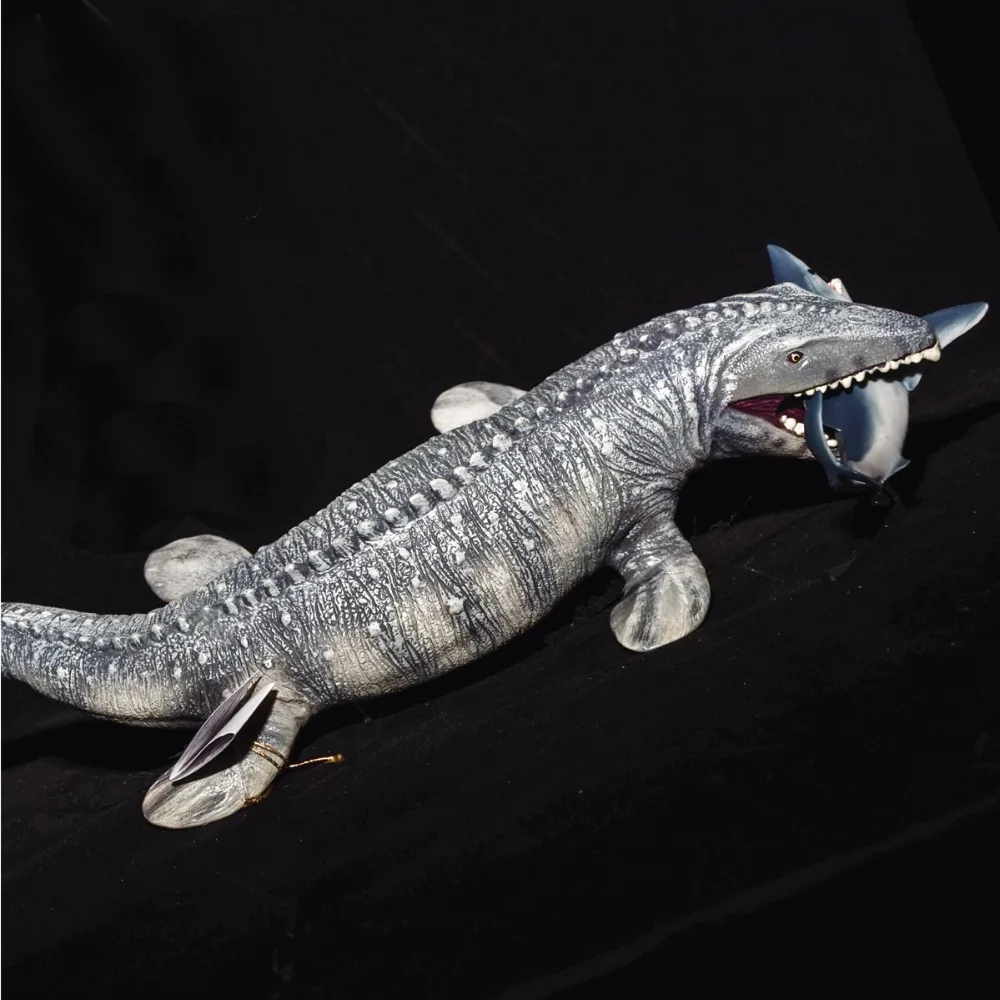 Kiya Soft Rubber  Mosasaurus  inflatable dinosaur toy for kids wild animals toys plastic animales de juguete