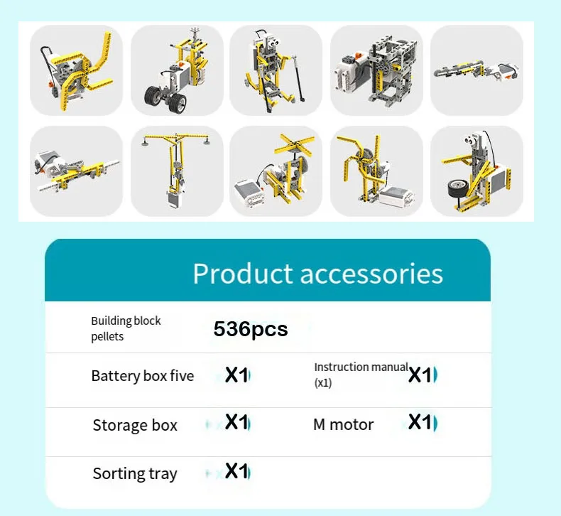 STEM DIY APP Control Programming Roboti Building Block 66 IN 1 Science Educational toy Bricks set for Kids