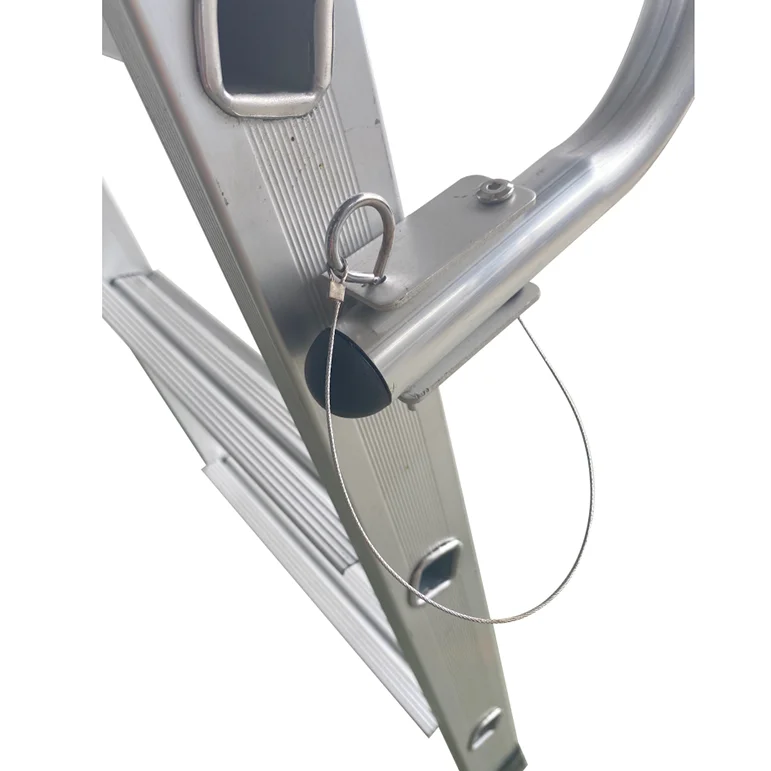 Platform Step Ladders with Wheel Extra Wide Platform Step with Handrails