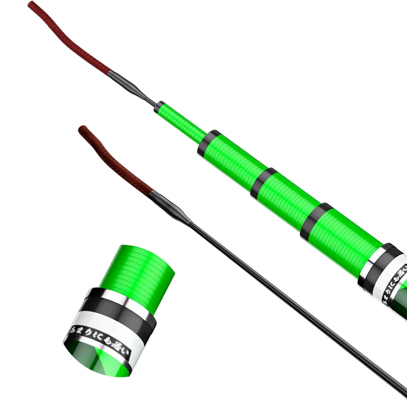 Wholesale Rod 2.7-4.5 Meter Colorful River Lake Fishing Soft Tip Carbon Rod Taiwan Fishing Pole For Saltwater