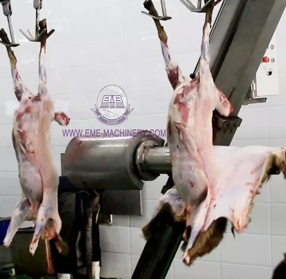 Automatic Sheep Halal Abattoir Machinery of Goat Meat Processing Convey Rail For Meat Plant