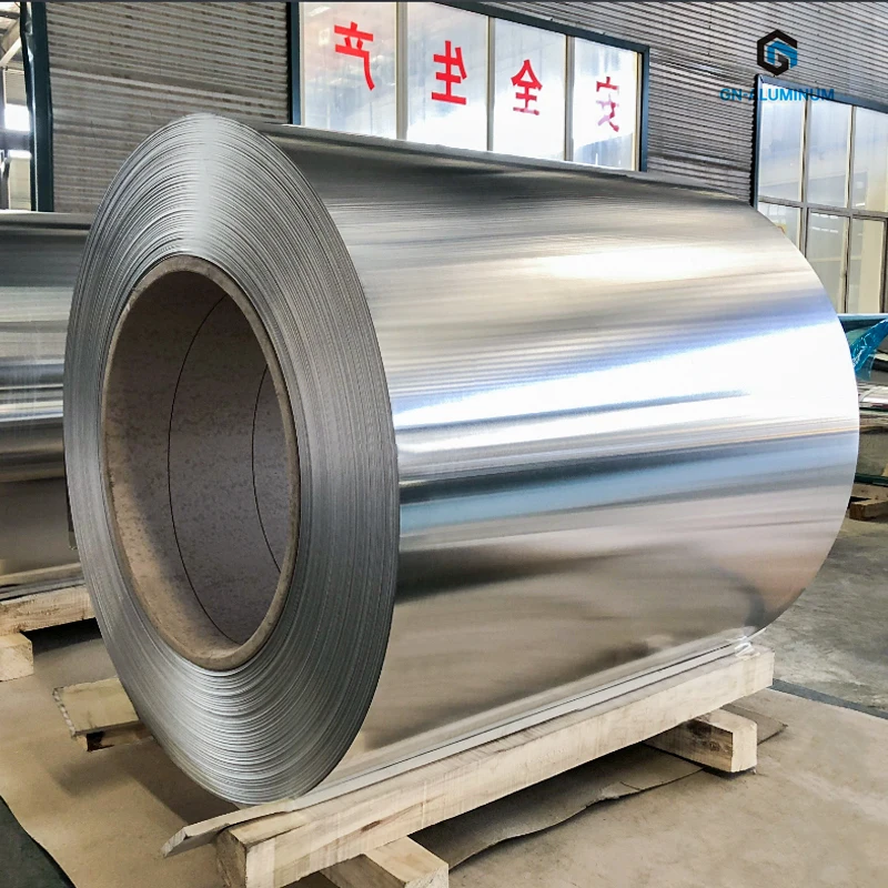 Mirror Finish Polish H12 5xxx Series Al 5182 H18 5754 5052 Aluminum Coils Aluminum Rolls 76mm Width