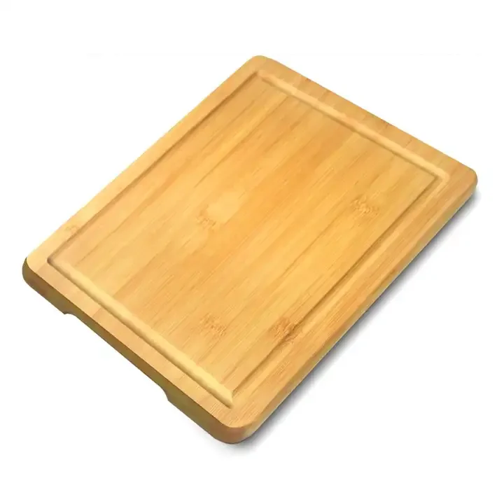 Kitchen Accessories Natural Bamboo Chopping Board Wooden Cutting Board With Juice Groove