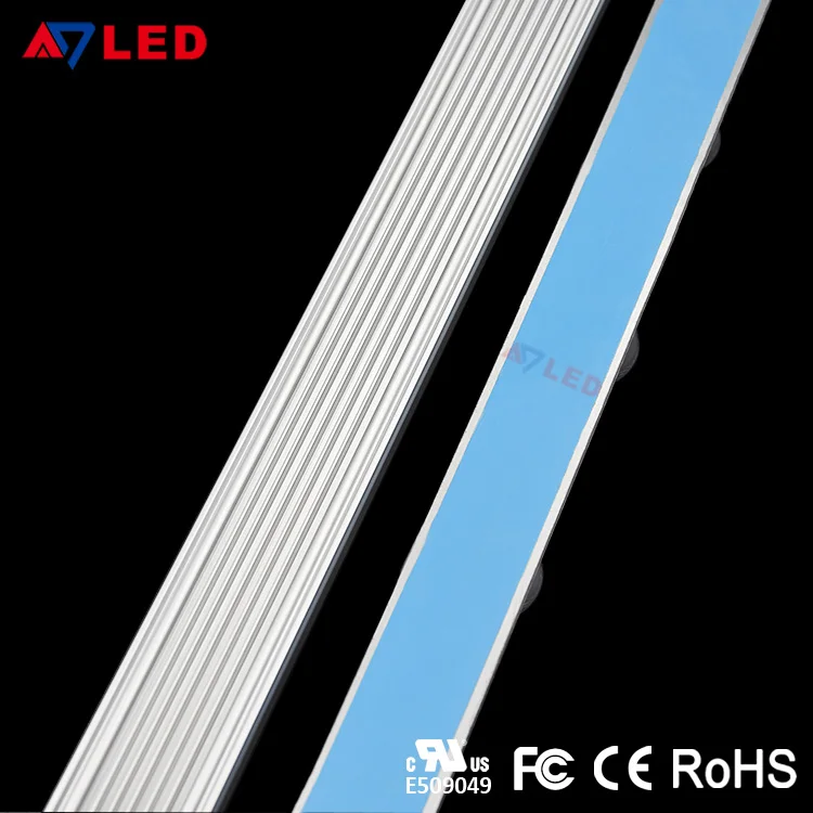  High power 12v smd3030 28.8w/m edge lit aluminium led Hard strip for double side light box