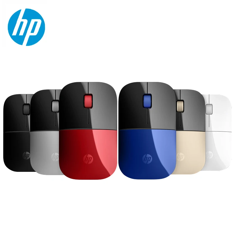 HP Z3700 Wireless Mouse Bright Colors with Thin Square Design Portable Mouse