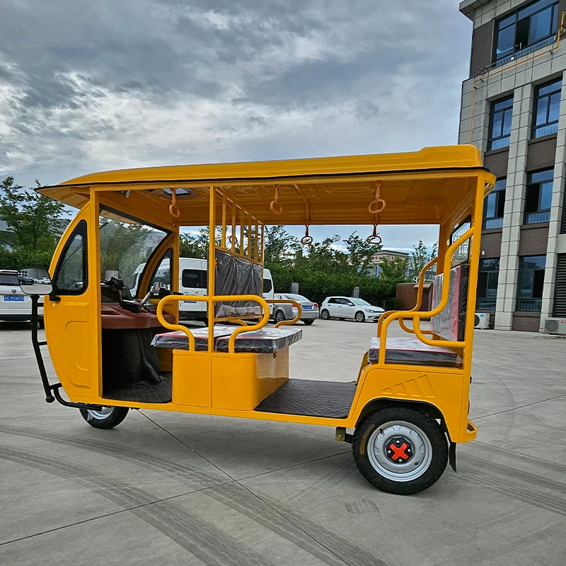 sightseeing passenger 3 wheel electric scooter adult tricycle 2000w lead acid battery Mobile phone wireless charging