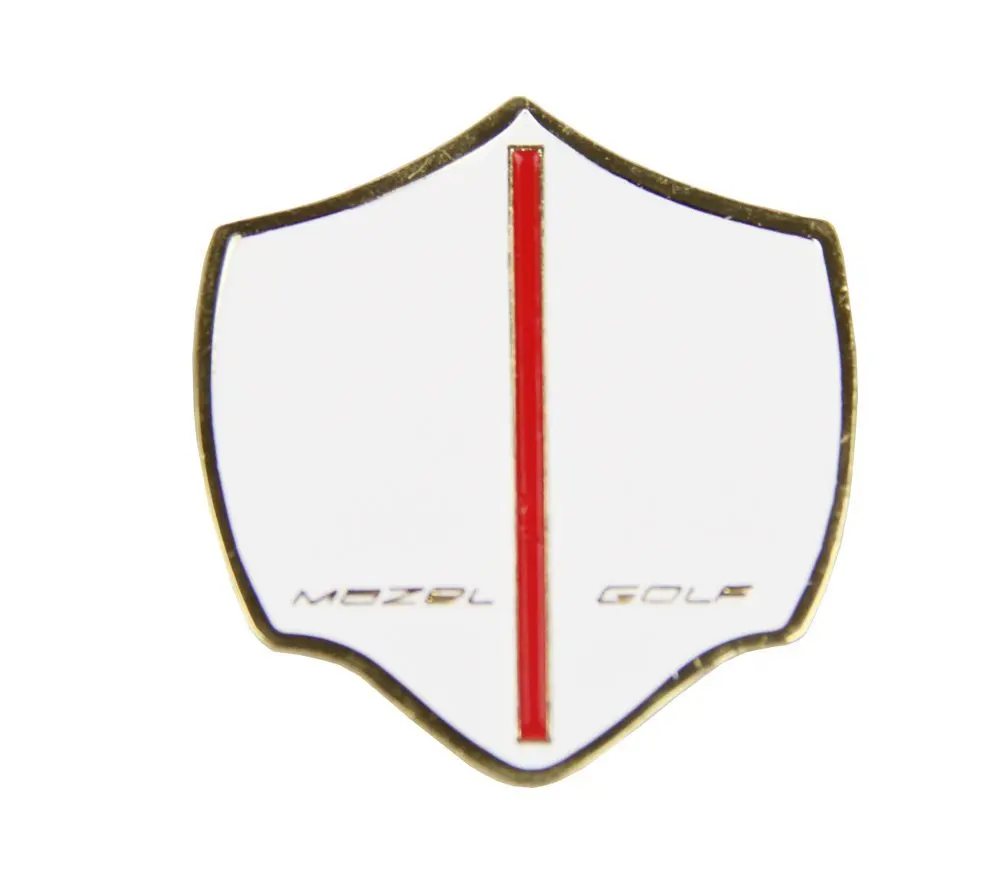 MAZEL Golf 2022 Hat Clip , Gold Magnetic Golf Hat Clip with Embossed Metal Golf Ball Marker