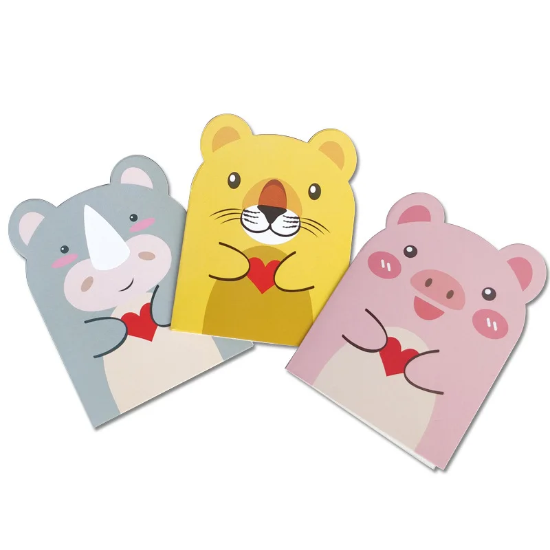 Manufacture Cute Shaped Animals Pig Children Card Games in the School