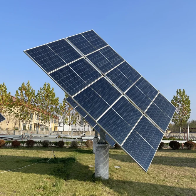 2024 good selling China wholesale  dc power supply automatic hydraulic sun pv solar tracker