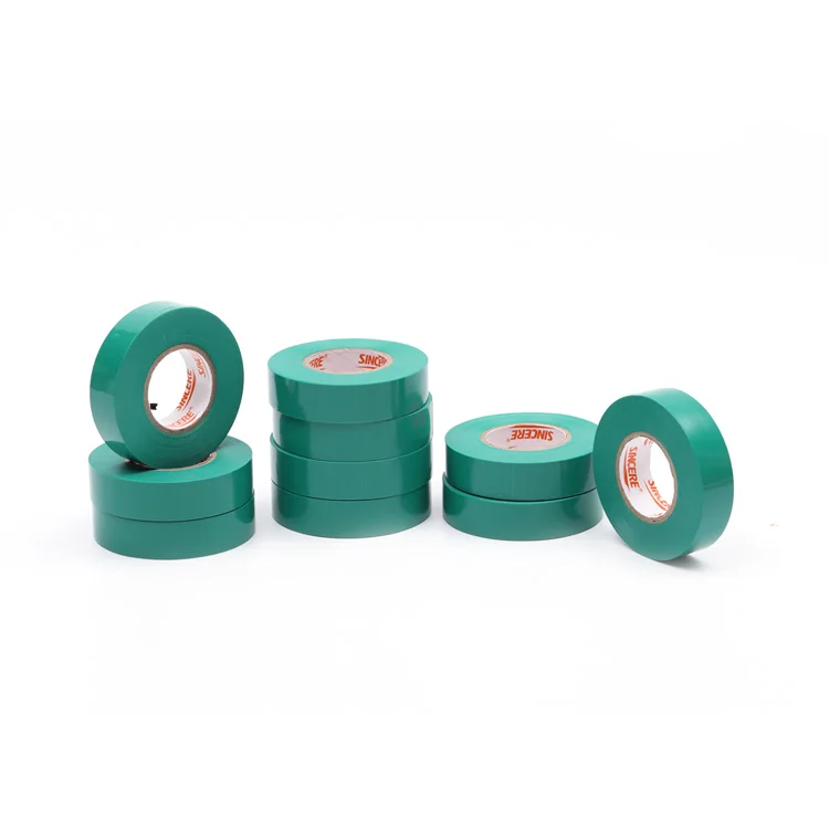 Various colors 600V Pipe Resistant Corrosion Insulation Tape for PVC Electrical