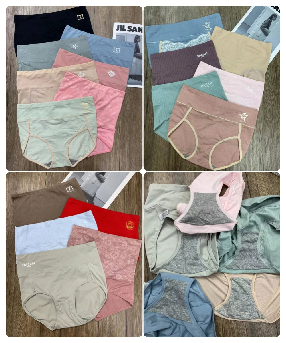 cotton breathable briefs stock wholesale high waist soft cozy Angola Argentina Myanmar Thailand Singapore Portugal