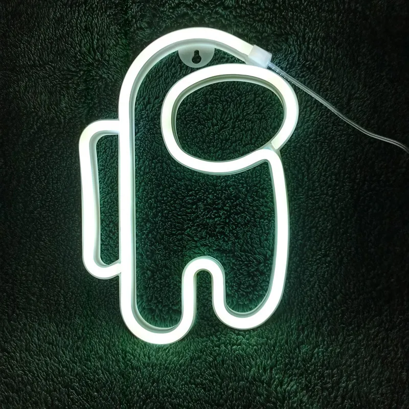 led astronaut figura anime rgb neon strip lights event decoration supplies decoration items for event custom neon light