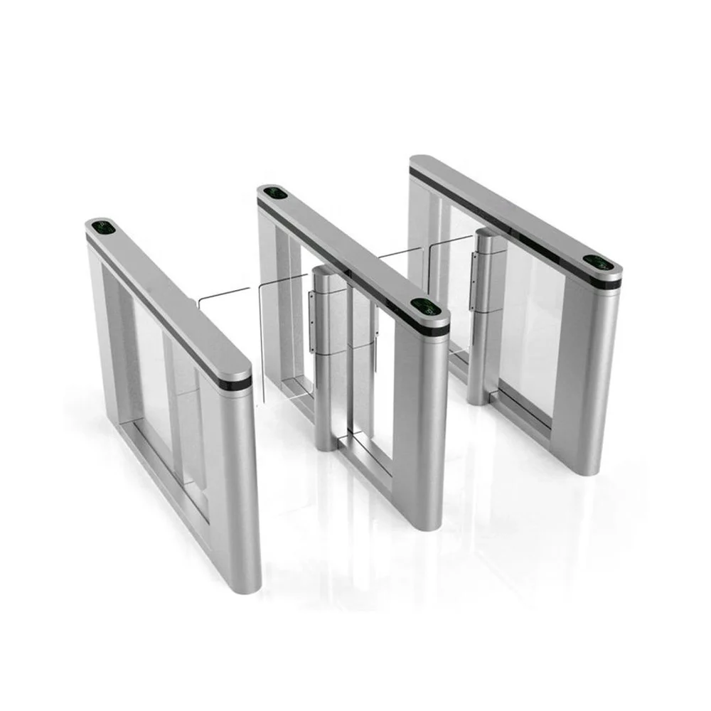 Speed Gate Entrance Automatic Security Barrier Slim Entrance Control Auto Electric Single Motor Access Rfid Card