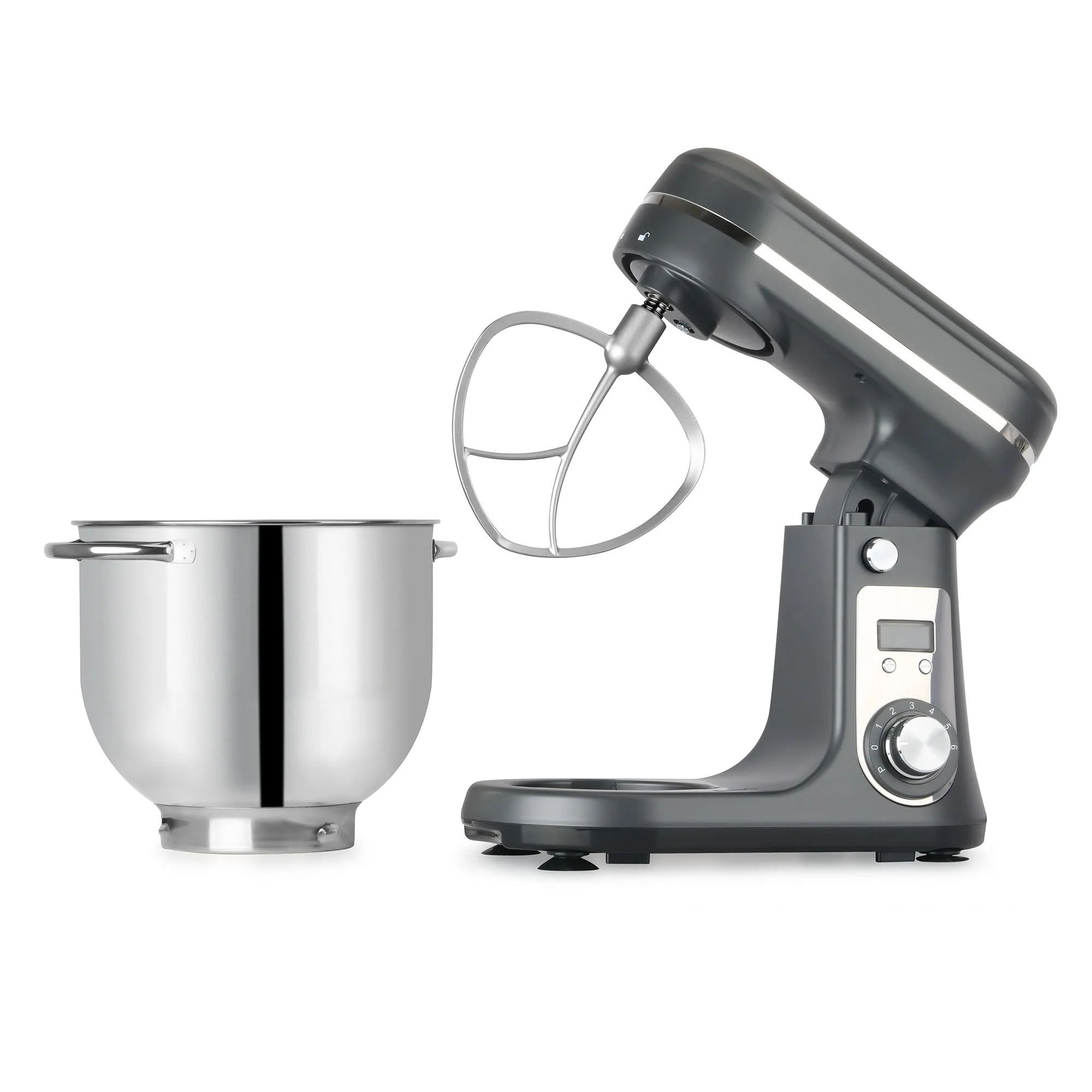 DC  Motor Low Noise Stand Mixer Family Use Home Dough Mixer with Big Capacity