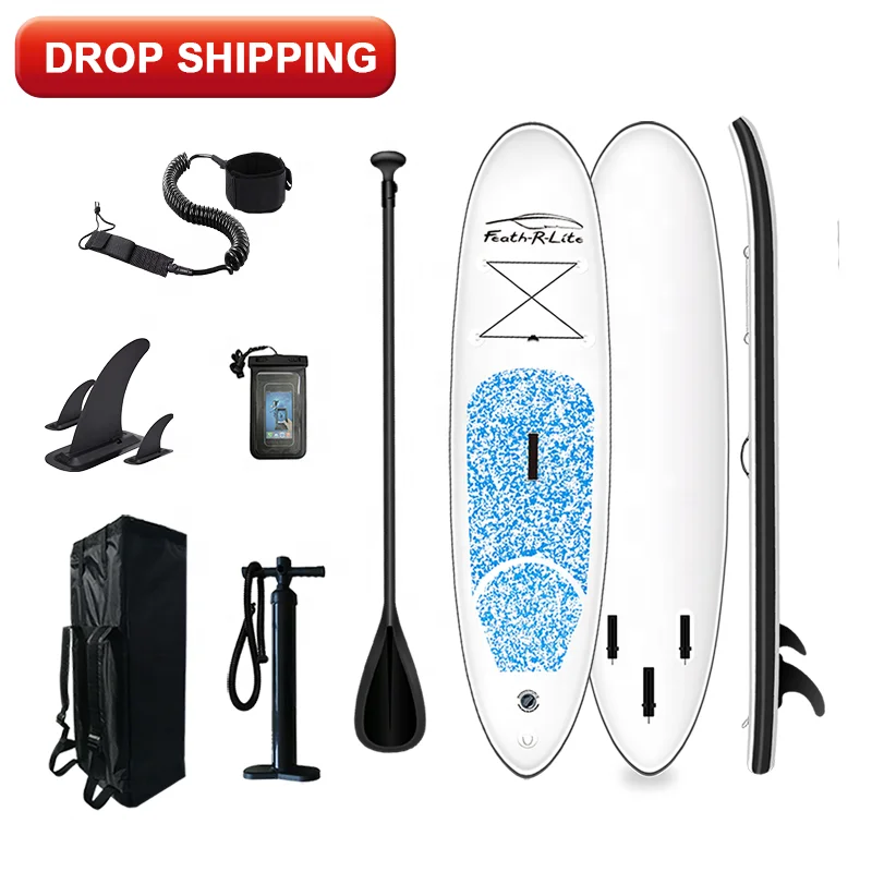 
FUNWATER Drop Shipping sup stand up paddle board inflatable surfboard sup paddle surfboard size 