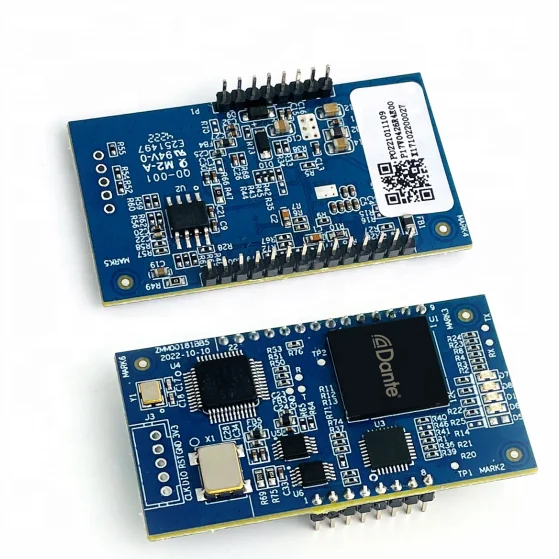 2 channels Analog input adapter female to female audio interface adapter 2 Channel Dante IO conversion interface adapter