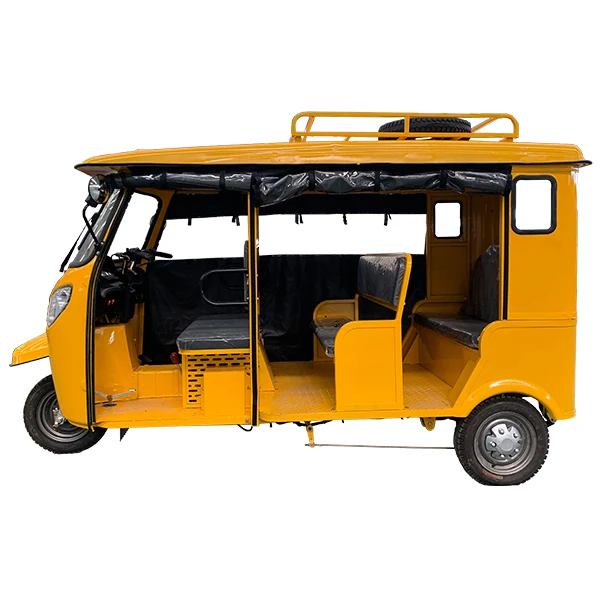 Трехколесный мотоцикл на бензине для Африки/трехколесный Keke Bajaj взрослых