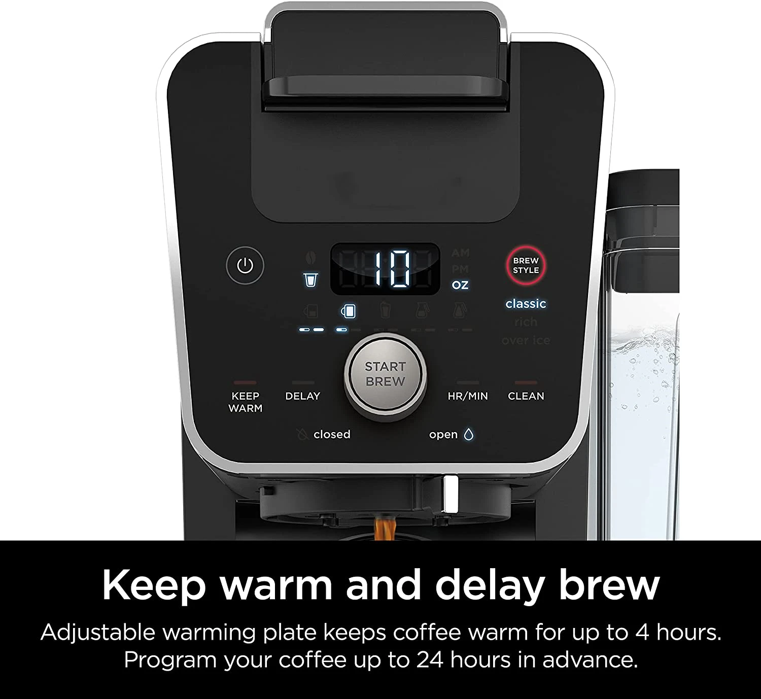 Professional Multi Size Auto Single Serve Dualbrew Smart Automatic 12 Cups Coffee Maker Machine