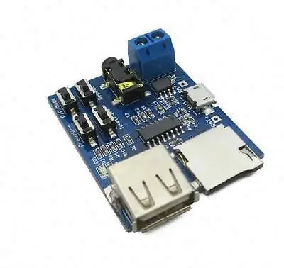 TF карта U диск MP3 формат декодер плата усилитель декодирование аудио плеер