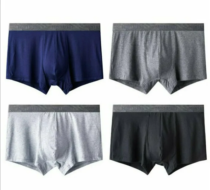 Wholesale HIgh Quality Yarn Dyed Cotton Underwear Boxer Briefs For Men