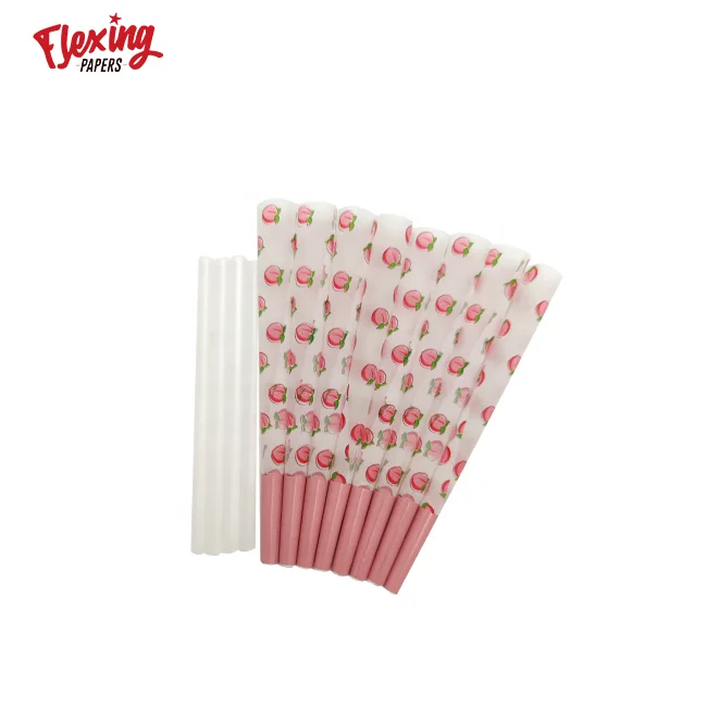 
Customized flavoured natural pre rolled king size paper cones for hemp papers smoking 