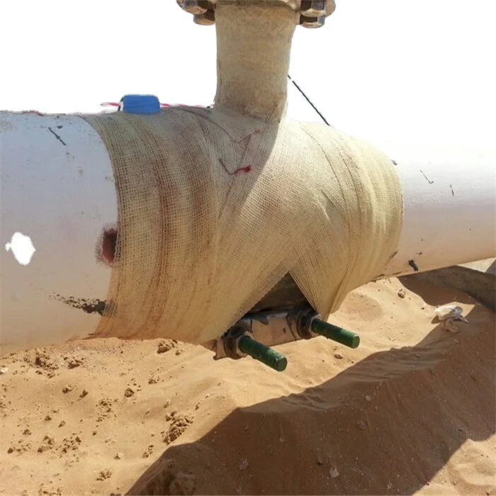 Pipe Repair System Anti Corrosion Woven Fiberglass Repair Bandage Fast Curing Permanent Pipe Repair Bandage