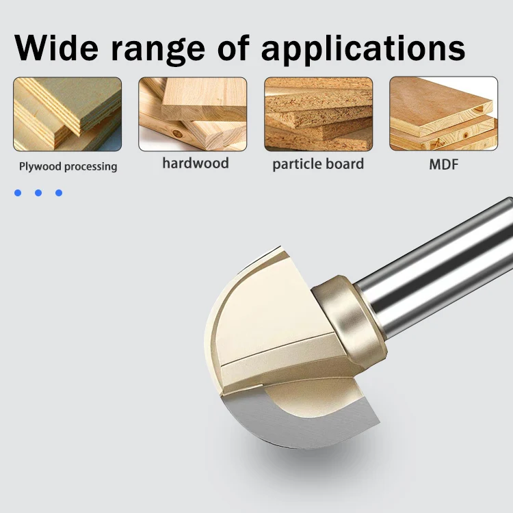 CNC Custom Woodworking Router Bits custom round bottom woodworking bits Tungsten Carbide end mill for wood and acrylic engraving